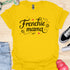 Frenchie Mama - V1 - Elegant Caligraphy T-Shirt